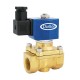 Darhor  brass air solenoid valve  normally closed 1.0mpa direct acting solenoid valve