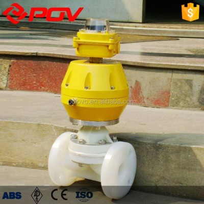 Pvdf Pneumatic Diaphragm Valve Dn100